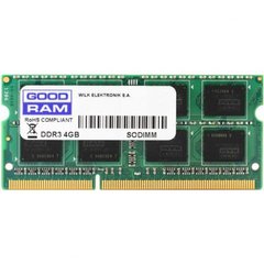 Модуль памяти для ноутбука SoDIMM DDR3 4GB 1600 MHz GOODRAM (GR1600S364L11/4G)