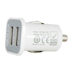 Зарядное устройство PowerPlant 2*USB, 3.1A (DV00DV5036)