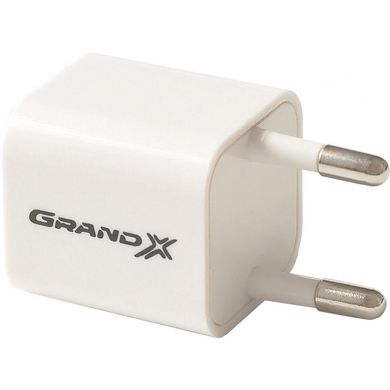 Зарядное устройство Grand-X CH-655W 1*USB, 1A (CH-655W)
