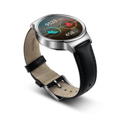 Смарт-часы HUAWEI Watch (Silver Stainless Steel with Black Leather)