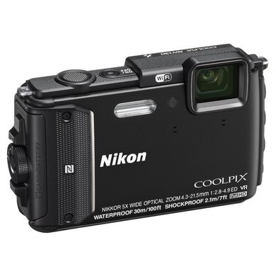 Цифровой фотоаппарат Nikon Coolpix AW130 Black (VNA840E1)
