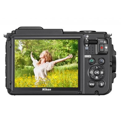 Цифровой фотоаппарат Nikon Coolpix AW130 Black (VNA840E1)