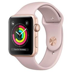 Смарт-часы Apple Series 3 GPS, 42mm Gold Aluminium Case with Pink Band (MQL22FS/A)