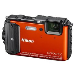 Цифровой фотоаппарат Nikon Coolpix AW130 Orange (VNA842E1)