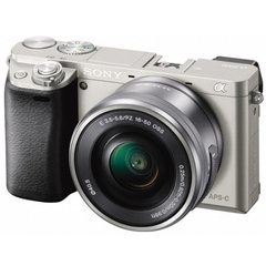 Цифровой фотоаппарат SONY Alpha 6000 + 16-50mm + 55-210mm kit Silver (ILCE6000YS.CEC)
