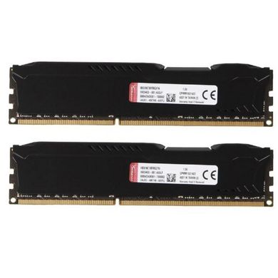 Модуль памяти для компьютера DDR3 8Gb (2x4GB) 1866 MHz HyperX Fury Black Kingston (HX318C10FBK2/8)
