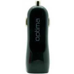 Автомобильное зарядное устройство!!! Optima 2*USB (1A) Black (40798)
