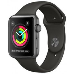Смарт-часы Apple Watch Series 3 GPS, 38mm Space Grey Aluminium Case (MR352FS/A)