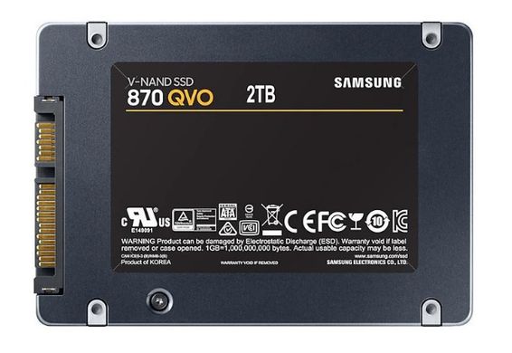 SSD накопитель Samsung 870 QVO 2 TB (MZ-77Q2T0BW)
