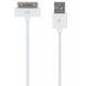 Зарядное устройство Optima 2*USB (2.1A) + cable iPhone 4 White (45088)