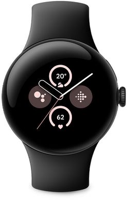 Смарт-часы Google Pixel Watch 2 Matte Black Aluminum Case / Obsidian Active Band