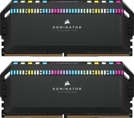 Память для настольных компьютеров Corsair 32 GB (2x16GB) DDR5 5600 MHz Dominator Platinum RGB (CMT32GX5M2B5600C36)