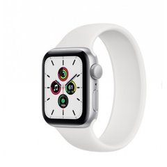 Смарт-часы Apple Watch SE GPS 40mm Silver Aluminum Case w. White Sport B. (MYDM2)