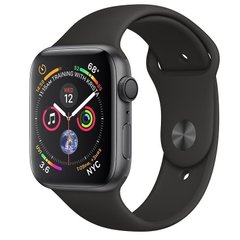 Смарт-часы Apple Watch Series 4 GPS 40mm Gray Alum. w. Black Sport b. Gray Alum. (MU662)