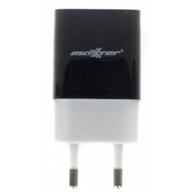 Зарядное устройство Maxxter 2 USB, 2.1A (UС-22A)