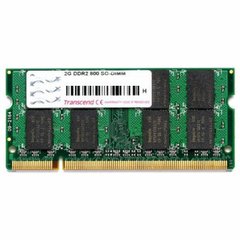 Модуль памяти для ноутбука SoDIMM DDR2 2GB 800 MHz Transcend (JM800QSU-2G / TS256MSQ64V8U)
