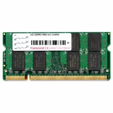 Модуль памяти для ноутбука SoDIMM DDR2 2GB 800 MHz Transcend (JM800QSU-2G / TS256MSQ64V8U)