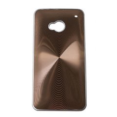 Чехол для моб. телефона Drobak для HTC One /Aluminium Panel Brown (218822)