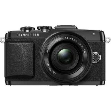 Цифровой фотоаппарат OLYMPUS E-PL7 14-42 mm Pancake Zoom Kit black/black (V205073BE001)