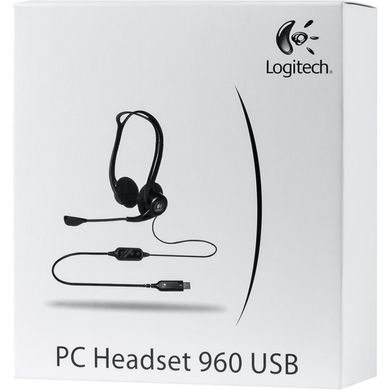 Наушники Logitech PC 960 Stereo Headset USB (981-000100)