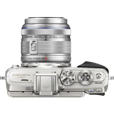 Цифровой фотоаппарат OLYMPUS E-PL7 14-42 mm Pancake Zoom Kit silver/silver (V205073SE001)