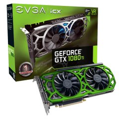 Видеокарта EVGA GeForce GTX 1080 Ti SC2 ELITE GAMING GREEN (11G-P4-6693-K4)