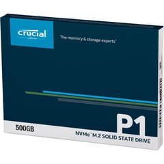 SSD накопитель Crucial P1 500 GB (CT500P1SSD8)