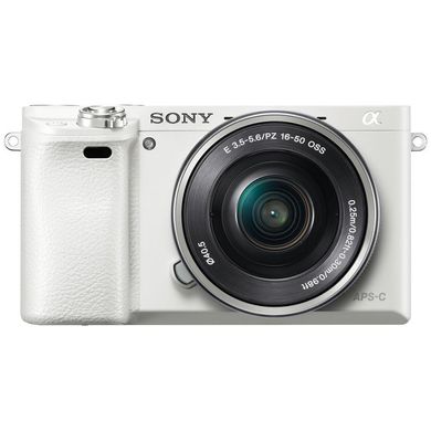 Цифровой фотоаппарат SONY Alpha 6000 kit 16-50mm White (ILCE6000LW.CEC)