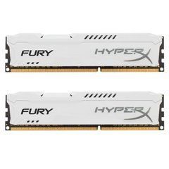 Модуль памяти для компьютера DDR3 16Gb (2x8GB) 1600 MHz HyperX Fury White Kingston (HX316C10FWK2/16)