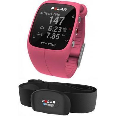 Фитнес браслет Polar M400 HR Pink (90057194)