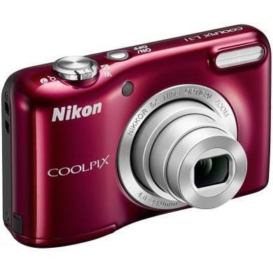 Цифровой фотоаппарат Nikon Coolpix L31 Red (VNA872E1)