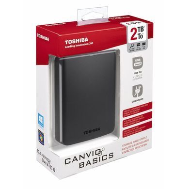 Внешний жесткий диск 2.5" 2TB TOSHIBA (HDTB320EK3CA)