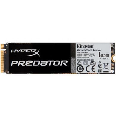 Накопитель SSD PCI-Express 480GB Kingston (SHPM2280P2/480G)
