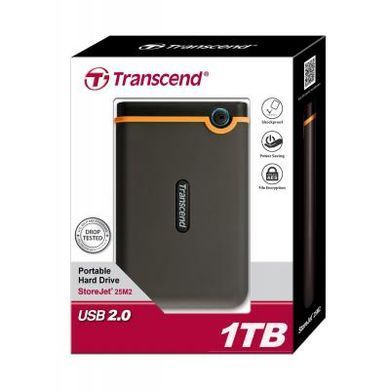 Внешний жесткий диск 2.5" 1TB Transcend (TS1TSJ25M2)