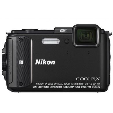 Цифровой фотоаппарат Nikon Coolpix AW130 Black (VNA840E1)