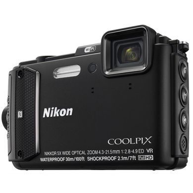 Цифровой фотоаппарат Nikon Coolpix AW130 Black (VNA840E1)
