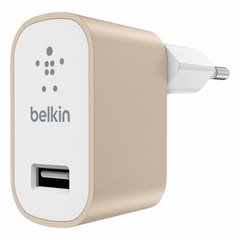 Зарядное устройство Belkin Mixit Premium 1*USB 5V/2.4A (F8M731vfGLD)