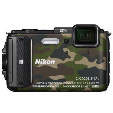 Цифровой фотоаппарат Nikon Coolpix AW130 Camouflage (VNA843E1)