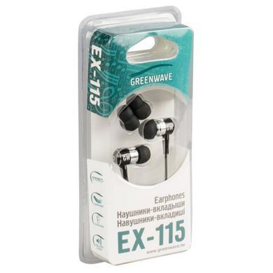 Наушники Greenwave EX-115 black (R0004720)