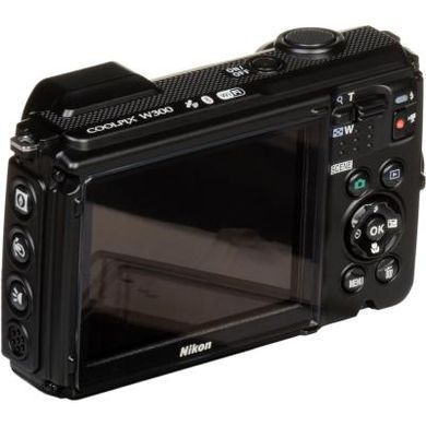 Цифровой фотоаппарат Nikon Coolpix W300 Black Holiday kit (VQA070K001)