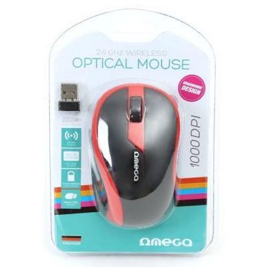 Мышка OMEGA Wireless OM-415 red/black (OM0415RB)