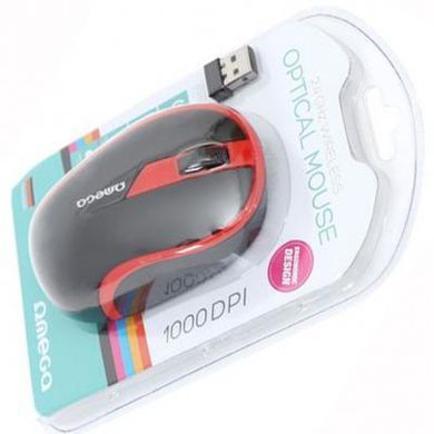 Мышка OMEGA Wireless OM-415 red/black (OM0415RB)