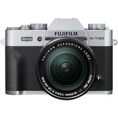 Цифровой фотоаппарат Fujifilm X-T20 XF 18-55mm F2.8-4R Kit Silver (16542684)