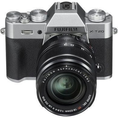 Цифровой фотоаппарат Fujifilm X-T20 XF 18-55mm F2.8-4R Kit Silver (16542684)
