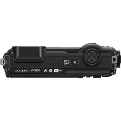 Цифровой фотоаппарат Nikon Coolpix W300 Black Holiday kit (VQA070K001)