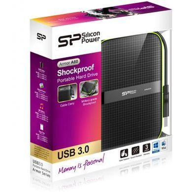 Внешний жесткий диск 2.5" 500GB Silicon Power (SP500GBPHDA60S3K)