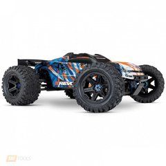 Автомобиль Traxxas Монстр E-Revo Brushless Monster TSM (Orange,Greene)