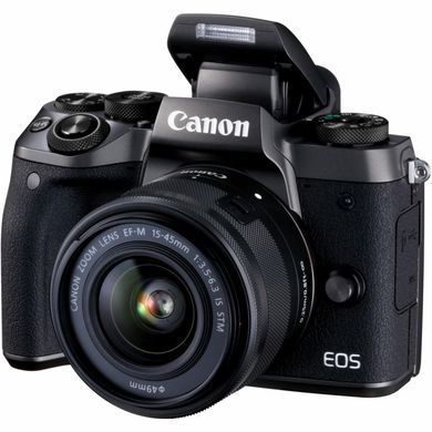 Цифровой фотоаппарат Canon EOS M5 + 15-45 IS STM Kit Black (1279C046)
