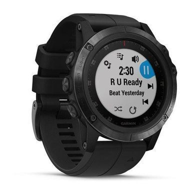 Спортивные часы Garmin Fenix 5x Plus Sapphire Black with Black Band