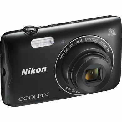 Цифровой фотоаппарат Nikon Coolpix A300 Black+8GB+case (VNA961K003)